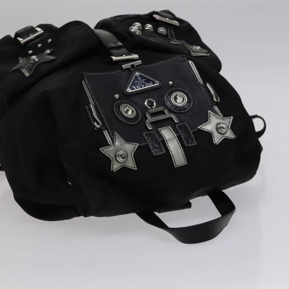 PRADA Backpack Nylon Black Auth 112941V - Picture 7 of 15